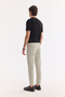Men's Nile Green Cotton Elastane Roman Crop Slim Fit Jean Trousers A61Y3522 - 3