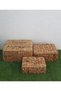 Triple Wicker Lid Box Multi-Purpose Organizer - 4