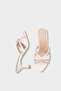 Holli Pointed Toe Strappy Mid-Heeled Stylish Women's Slippers - 4