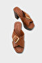 Marlo Platform Cross-Strapped Metal Buckle Women's Slippers - 4