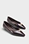 Michelle Genuine Leather Pointed Toe Short Heel Stylish Women's Shoes