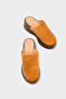 Kelcey Genuine Suede Wedge Heeled Women's Sabo Slippers - 5