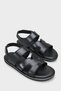 Axel Comfortable Genuine Leather Men's Sandals with Open Toe and Back Strap