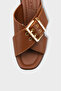 Marlo Platform Cross-Strapped Metal Buckle Women's Slippers - 2