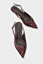 Valencia Pointed Toe Open Back Mid-Heeled Women's Shoes - 3