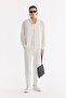 Men's White Bottomed Cotton Soft Touch Comfort Fit Shirt A61Y2134 - 8