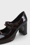 Jeana Platform Sole Shiny Mary Jane Shoes - 4