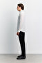 Men's White Bottomed Britli Easy-Iron Viscose Blend Long Sleeve Comfort Fit Shirt A62Y2081 - 5