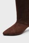 Pointed Toe Folded Long Women's Boots - 3