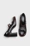 Jeana Platform Sole Shiny Mary Jane Shoes - 3