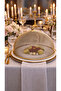 Knitted Steel Fan Dish with Bird Figure, Large Size, 30 cm Diameter, Cake Presentation Fan Dish - 3