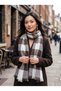 Stylish Woven Pattern Shawl – Soft Acrylic Shawl with a Silk Feel for Women