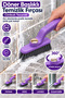 Detail Cleaning Brush with Rotating Head and Tweezers, Multi-Purpose Brush for Grout, Tiles, Bathroom, Window Track
