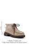Women's Mink Suede Lace-Up Genuine Leather Comfort Boots - 2