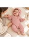 Muslin Ruffle Double Breasted 2-Piece Baby Romper Set