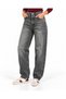 Black Women's Comfort Baggy Jean Trousers High Waist Loose Fit Comfortable Denim