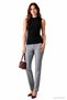 Women's Viscose Sleeveless T-Shirt-Black - 8