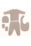 Plain Bodysuit and Pants Newborn Set - 8