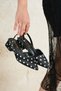 Women's Monaco Low Heel Shoes - Polka Dot-Black - 3