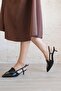 Women's Pope Short Heeled Shoes - Black-Patent Leather - 4