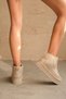 Women's Pastor Fur Short Boots - Skin Leather - 3