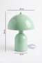 Luna Mint Green Metal-Frame Abajur - 25 cm - Living Room & Bedroom & Lounge Lighting - 7