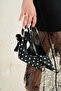 Women's Ovis Pointed Heeled Shoes - Polka Dot-Black - 4
