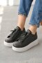 Women's Lenosa Thick Sole Sneakers - Black White