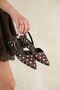 Women's Monaco Low Heel Shoes - Polka Dot-Brown - 3