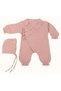 Muslin Ruffle Double Breasted 2-Piece Baby Romper Set - 5