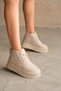Women's Pastor Fur Short Boots - Skin Leather