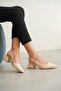 Women's Mely Buckle Short Heeled Shoes - Ten-Patentate