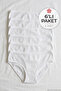 Ribana Biyeli Bato Women's High Waist Panties White 100% Cotton 6-Pack