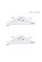 Lifetime 304 Stainless Steel Double Layer Corner Bathroom Shower Shelf Showercub Shelf Bathroom Shelf Shampoo Shelf Matte White - Bth-001 - 4