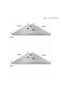 Lifetime Stainless Steel Double Layer Corner Bathroom Shower Shelf Showercub Shelf Bathroom Shelf Shampoo Shelf Brushed Stainless Inox - Bth-001 - 4