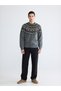 Quality Parts from Çelebi Store Zero Roba Collar Embroidered Men's Knitwear Sweater - 3