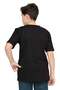 Male Child Black Plain Unprinted Short-Sleeve Basic Casual-School T-Shirt - 3