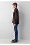 Tencel ™ ) Lyocell Brown Shirt Regular Fit / Normal Cut 0212075-90892 - 4