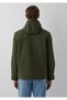 Water Repellent Hooded Green Jacket Regular Fit / Normal Cut 0110848-71545 - 6