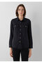Niay Gold Premium Gray Jean Shirt Fitted / Body-Fitting Cut 1211137-A3841 - 3