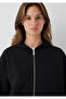 Black Hooded Zippered Sweatshirt 1S10569-900 - 6