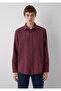 Striped Burgundy Shirt Loose Fit / Relaxed Fit 0211969-A7374 - 3