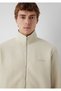Black Zippered Beige Sweatshirt 0S10628-70322 - 6