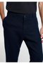 Navy Blue Linen Trousers 0024818-80872 - 5