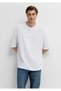 Printed White T-Shirt Oversize / Wide Cut 0613553-620