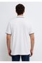 Half-Zip White Polo T-Shirt Regular Fit / Normal Cut 0613367-620 - 6