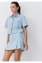 Elizha Shirt Open Jean Shirt Crop / Short Cut 1211131-A6871 - 3