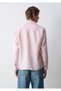 Pink Linen Shirt Regular Fit / Normal Cut 0211963-71006 - 5
