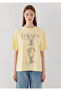 Bugs Bunny Printed Yellow T-Shirt Loose Fit / Relaxed Fit 1614349-84571 - 2