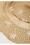 Daisy Patterned Straw Hat 1913855-82044 - 5